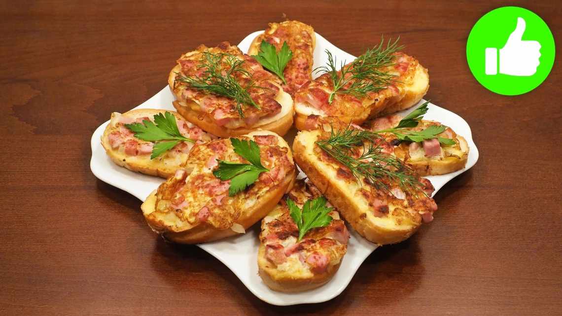 Горячие бутерброды с курицей и сыром