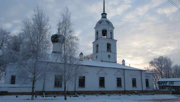 Церковь Николая Чудотворца на острове Залита