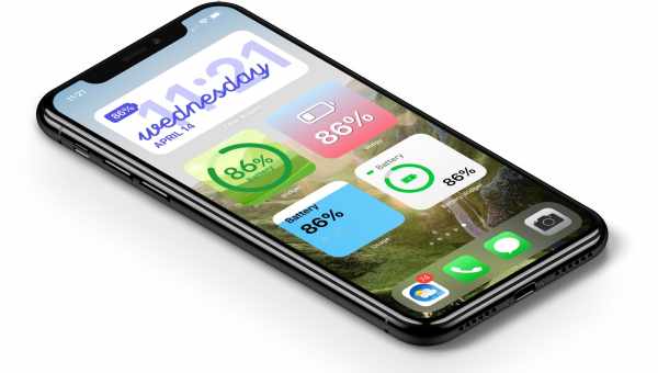 Лучшие виджеты с уровнем заряда в процентах на iPhone
