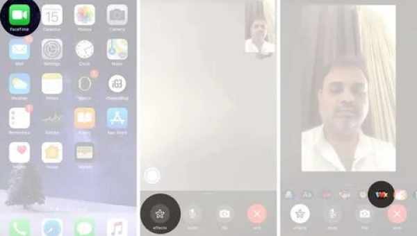 Как переключить камеру FaceTime в iOS 12